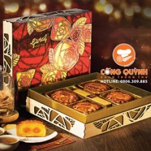 Bánh Trung Thu Givral 2019 Hộp 4 Bánh Truyền Thống